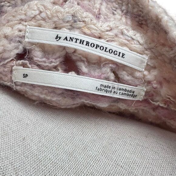 By Anthropologie Oversized Mesh Sweater SP - Picture 6 of 6